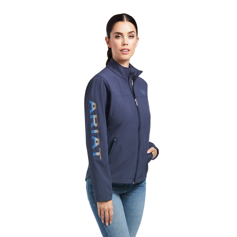 Ariat Jacke Damen - New Team Softshell Blau ( ZGJKV-9685 )